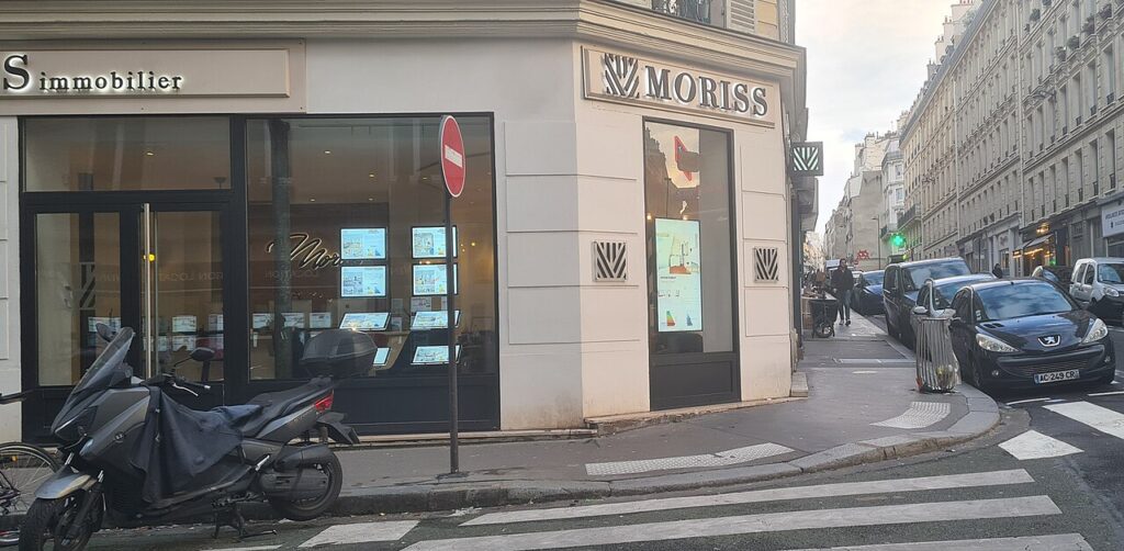 prix de l — Batignolles commerce immobilier angle 98 rue Nollet et rue des Moines